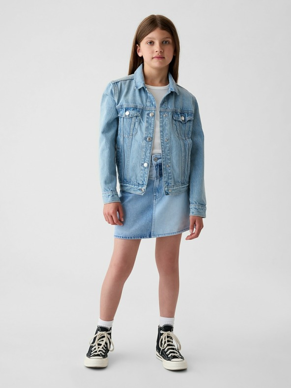 GAP Children's denim patchwork skirt GAP