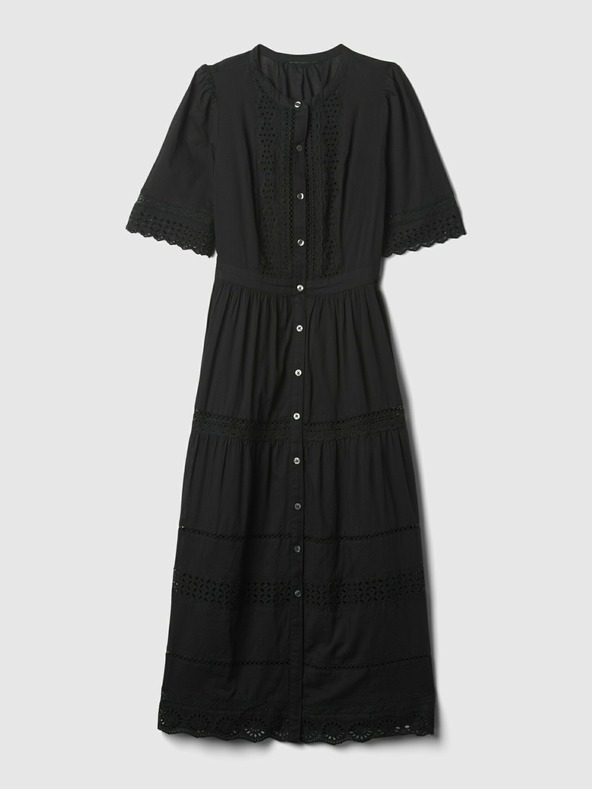 GAP Δαντελένιο midi φόρεμα GAP