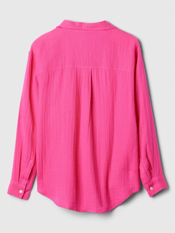 GAP Oversized μουσελίνα πουκάμισο GAP
