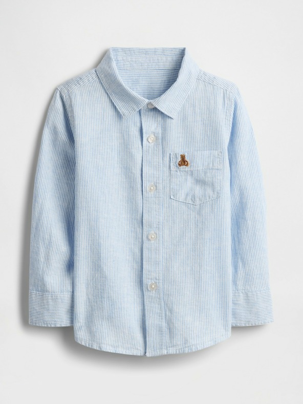 GAP Παιδικό λινό πουκάμισο Gap