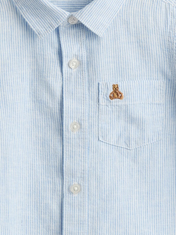 GAP Παιδικό λινό πουκάμισο Gap