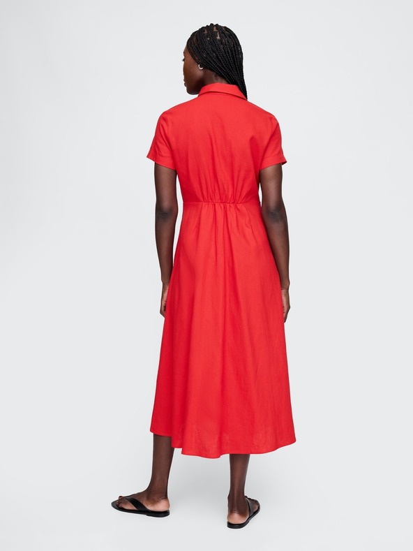 GAP Linen shirt maxi dress GAP