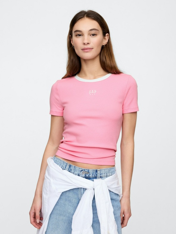 GAP Crop T-shirt με λογότυπο GAP