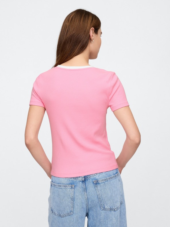 GAP Crop T-shirt με λογότυπο GAP