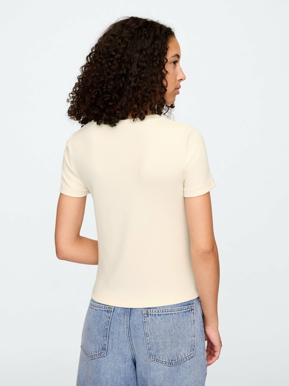 GAP Crop T-shirt με λογότυπο GAP