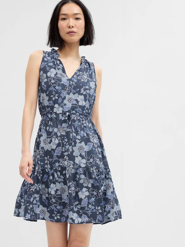 GAP Μίνι φλοράλ φόρεμα GAP