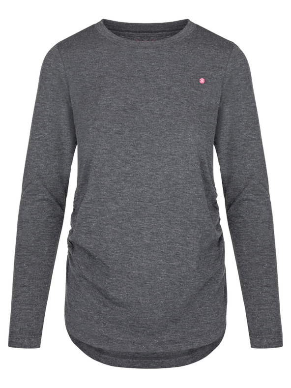 Loap Γυναικείο μπλουζάκι LOAP Baxana σκούρο γκρι