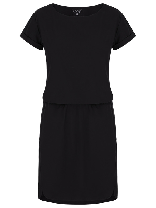 Loap Μαύρο γυναικείο φόρεμα LOAP Ubulina