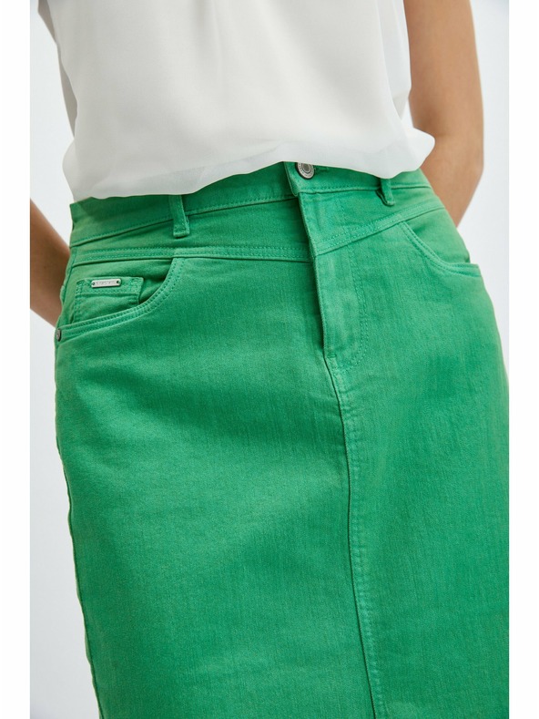 Orsay Πράσινη γυναικεία τζιν φούστα ORSAY