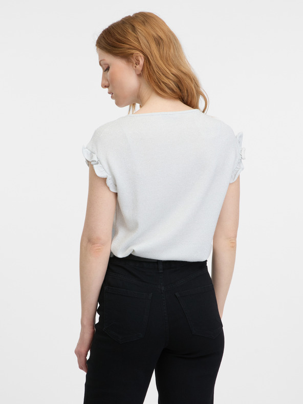 Orsay Λευκό γυναικείο μπλουζάκι ORSAY