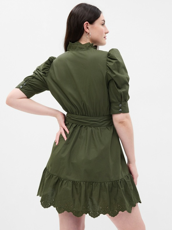 GAP Mini φόρεμα με σούρες στα μανίκια GAP