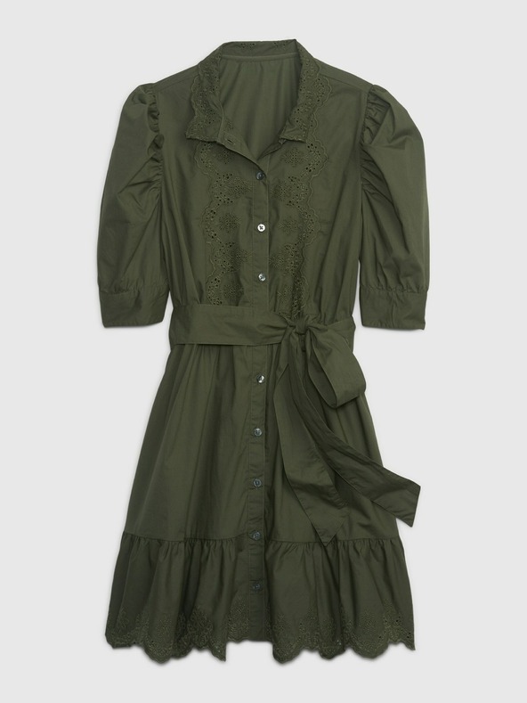 GAP Mini φόρεμα με σούρες στα μανίκια GAP