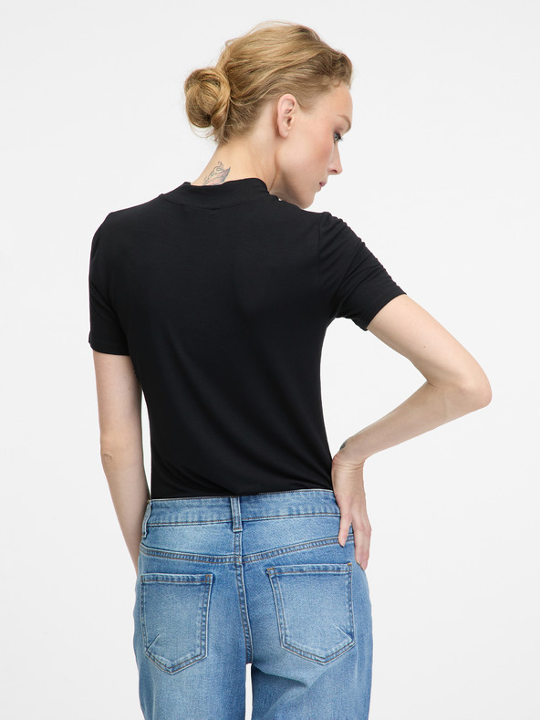 Orsay Μαύρο γυναικείο μπλουζάκι ORSAY