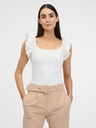 Orsay Κρεμ γυναικείο κοντομάνικο t-shirt ORSAY