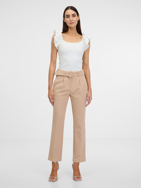 Orsay Κρεμ γυναικείο κοντομάνικο t-shirt ORSAY