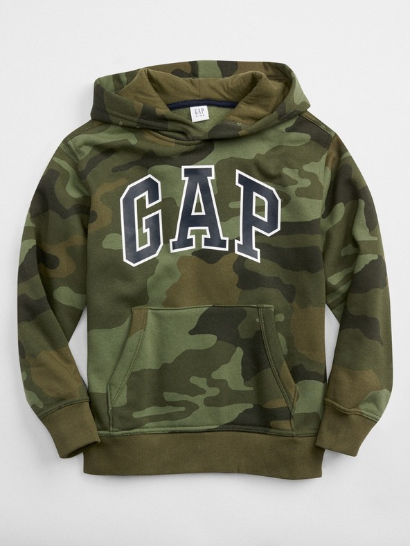 GAP Παιδική φούτερ Gap logo camo GAP