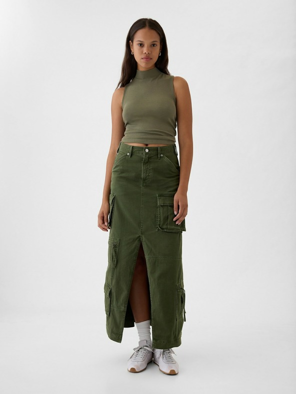 GAP Αμάνικο πλεκτό μπλουζάκι GAP