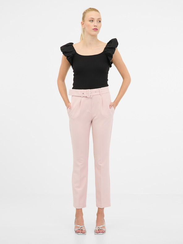 Orsay Μαύρο γυναικείο κοντομάνικο μπλουζάκι ORSAY