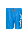 Sam 73 Μπλε ανδρικό σορτς κολύμβησης με σχέδιο SAM 73