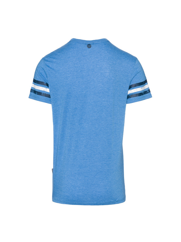 Sam 73 Μπλε ανδρικό τυπωμένο μπλουζάκι SAM 73