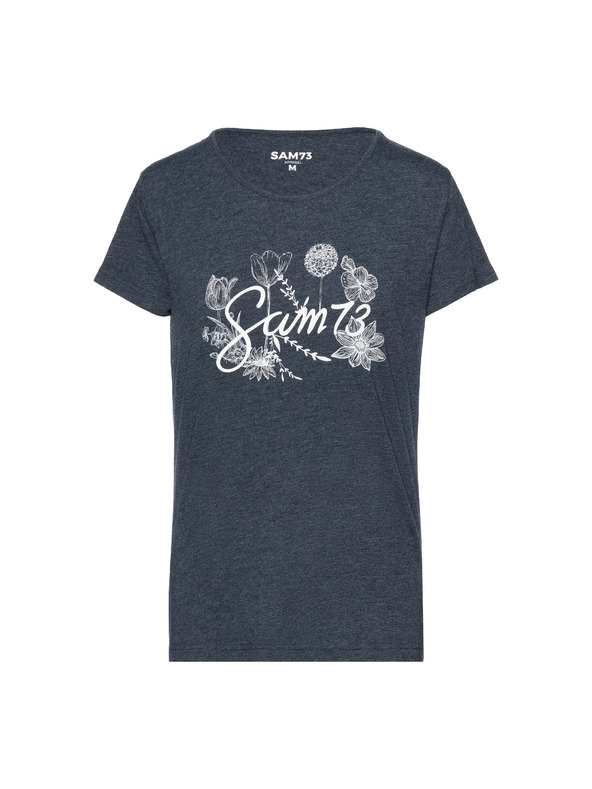 Sam 73 Γυναικείο μπλε σκούρο τυπωμένο μπλουζάκι SAM 73
