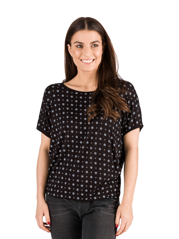 Sam 73 Μαύρο γυναικείο πουκάμισο SAM 73 Patterned Shirt