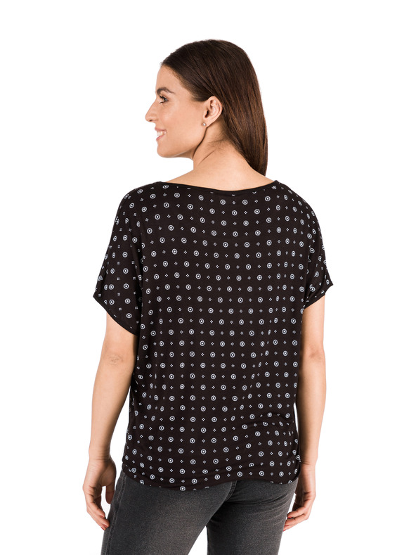 Sam 73 Μαύρο γυναικείο πουκάμισο SAM 73 Patterned Shirt