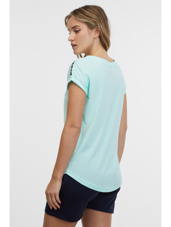 Sam 73 Τυρκουάζ γυναικείο μπλουζάκι SAM 73 Iris