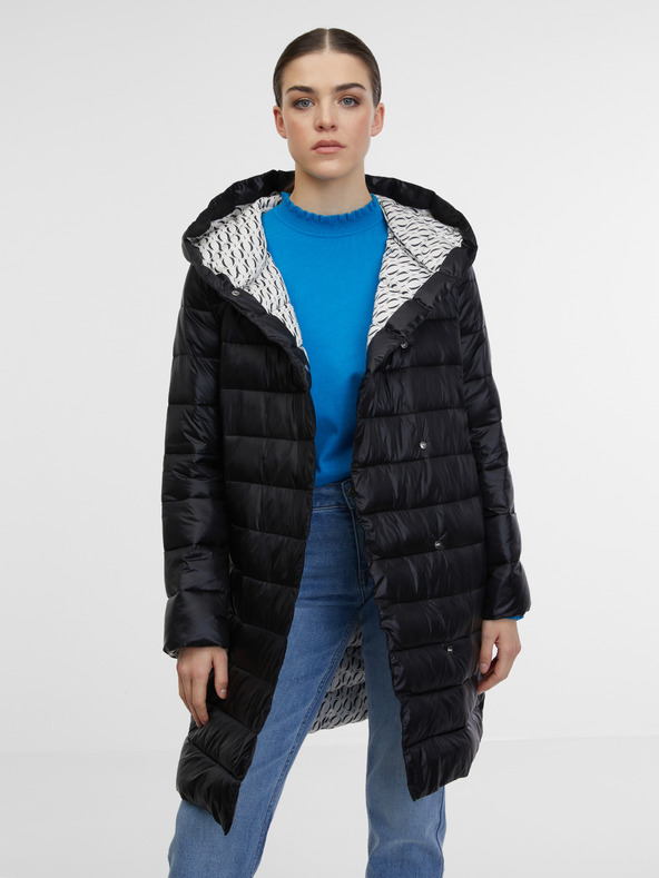 Orsay Μαύρο γυναικείο καπιτονέ μπουφάν ORSAY