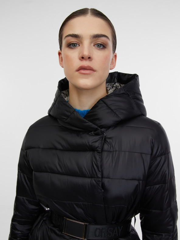 Orsay Μαύρο γυναικείο καπιτονέ μπουφάν ORSAY