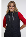 Sam 73 Μαύρο γυναικείο καπιτονέ γιλέκο SAM 73 Aida