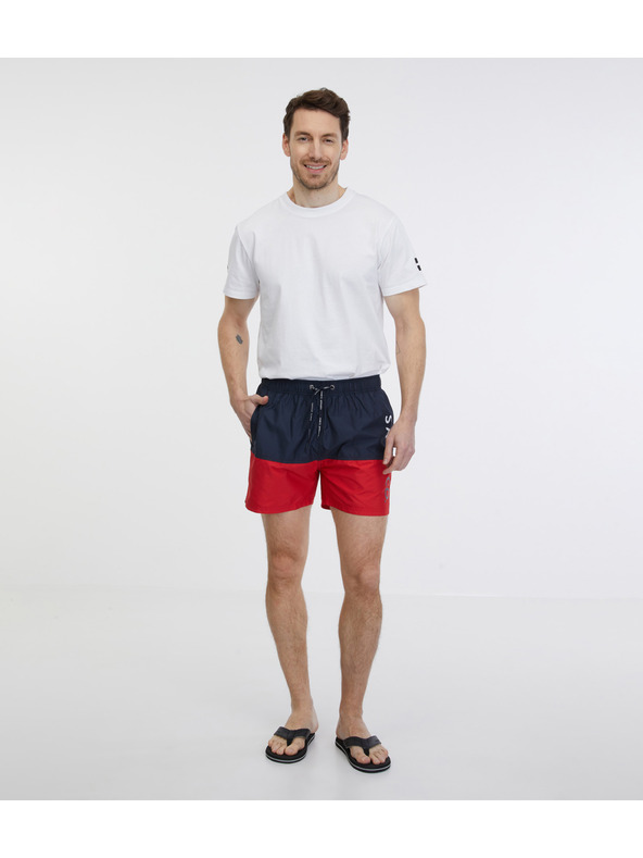 Sam 73 Κόκκινο και μπλε ανδρικό μαγιό SAM 73 Eduardo