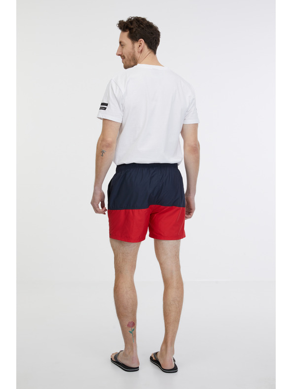 Sam 73 Κόκκινο και μπλε ανδρικό μαγιό SAM 73 Eduardo