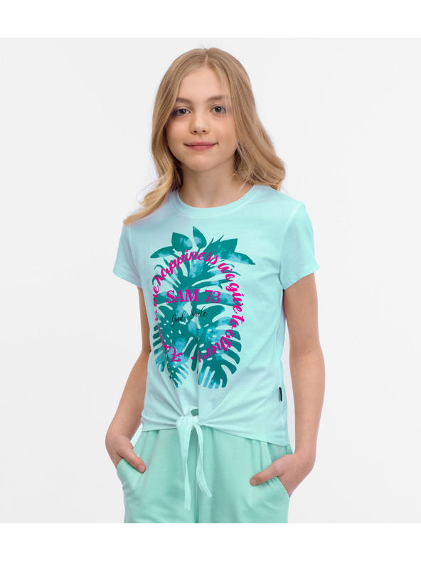 Sam 73 Κοριτσίστικο μπλουζάκι σε μέντα SAM 73 Kiara