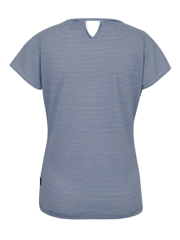 Sam 73 Μπλε γυναικείο ριγέ basic T-shirt SAM 73 Celeste