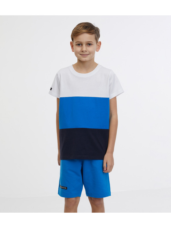 Sam 73 Μπλε και άσπρο πουκάμισο για αγόρια SAM 73 Jabba