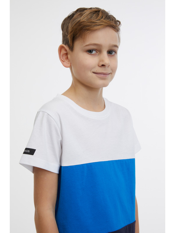 Sam 73 Μπλε και άσπρο πουκάμισο για αγόρια SAM 73 Jabba