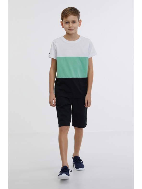 Sam 73 Πράσινο και άσπρο μπλουζάκι για αγόρια SAM 73 Jabba