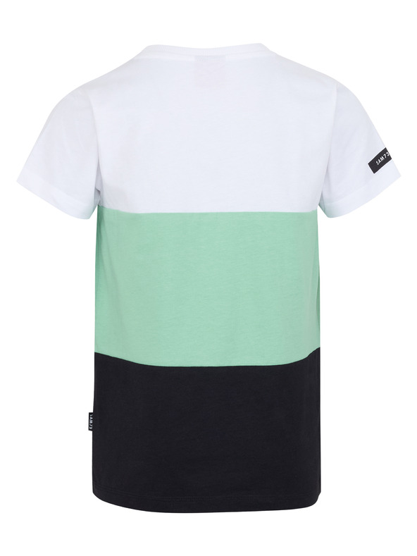 Sam 73 Πράσινο και άσπρο μπλουζάκι για αγόρια SAM 73 Jabba