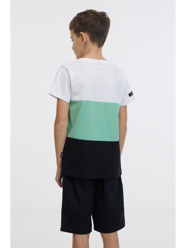 Sam 73 Πράσινο και άσπρο μπλουζάκι για αγόρια SAM 73 Jabba