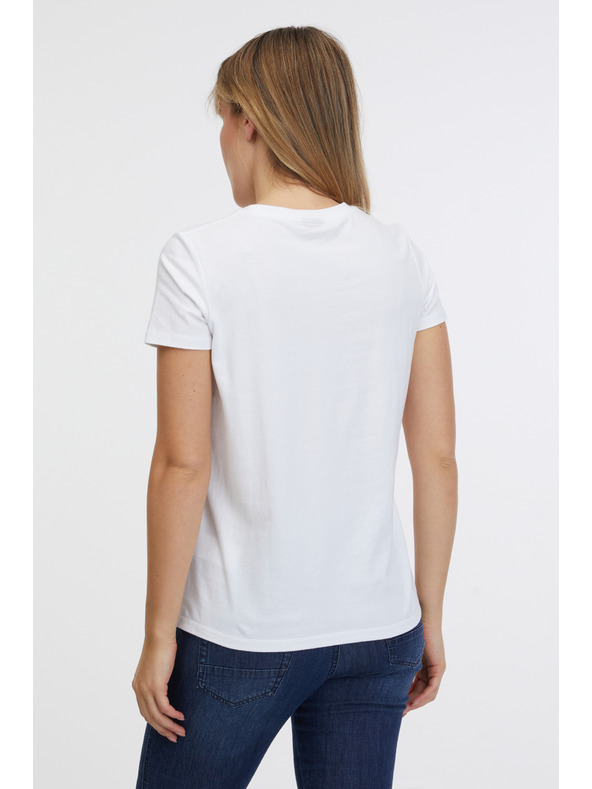 Sam 73 Λευκό γυναικείο μπλουζάκι SAM 73 Marianela