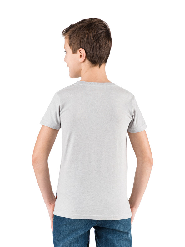 Sam 73 Ανοιχτό γκρι αγορίστικο μπλουζάκι με τύπωμα SAM 73