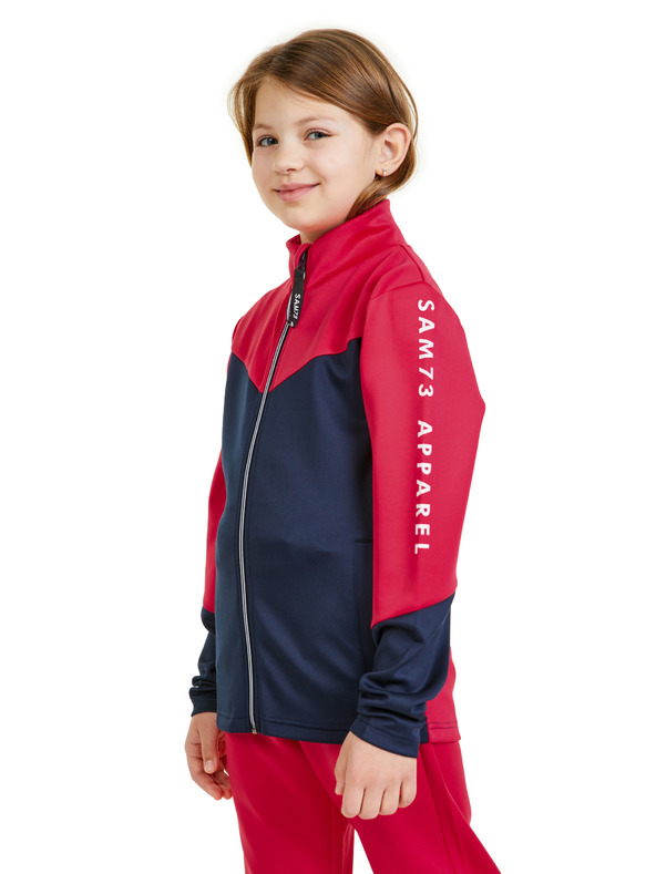 Sam 73 Dark Pink Girls Sweatshirt SAM 73 Kenley