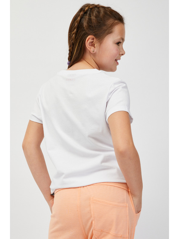 Sam 73 Λευκή γυναικεία εμπριμέ μπλούζα SAM73 Mora