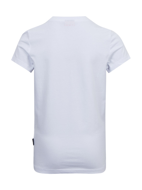 Sam 73 Λευκή γυναικεία εμπριμέ μπλούζα SAM73 Mora