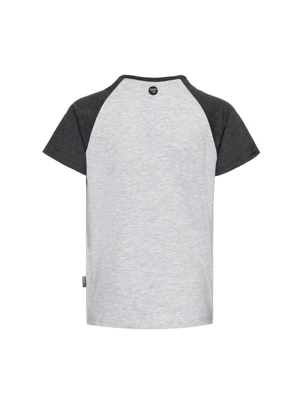 Sam 73 Γκρι αγορίστικο t-shirt με τύπωμα SAM 73