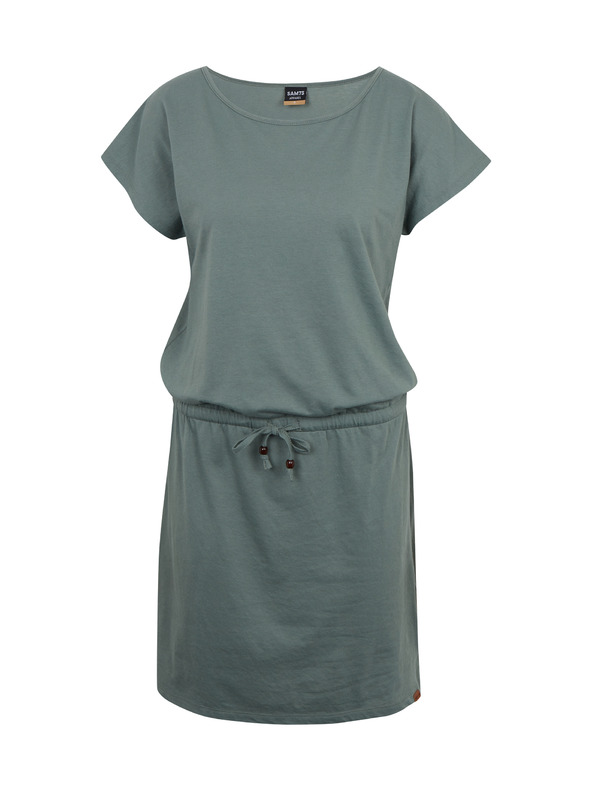 Sam 73 Πράσινο γυναικείο φόρεμα με γραβάτες SAM73 Norma