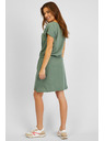 Sam 73 Πράσινο γυναικείο φόρεμα με γραβάτες SAM73 Norma