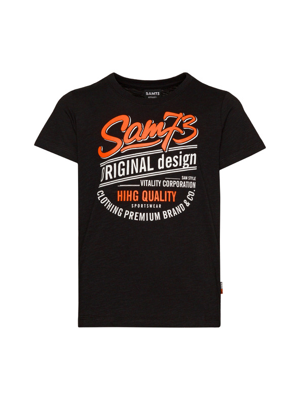 Sam 73 Μαύρο T-shirt για αγόρια SAM 73 Archie