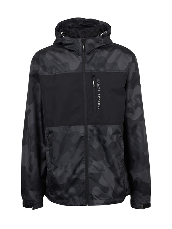 Sam 73 Μαύρο και γκρι ανδρικό στρατιωτικό μπουφάν SAM73 Lachlan